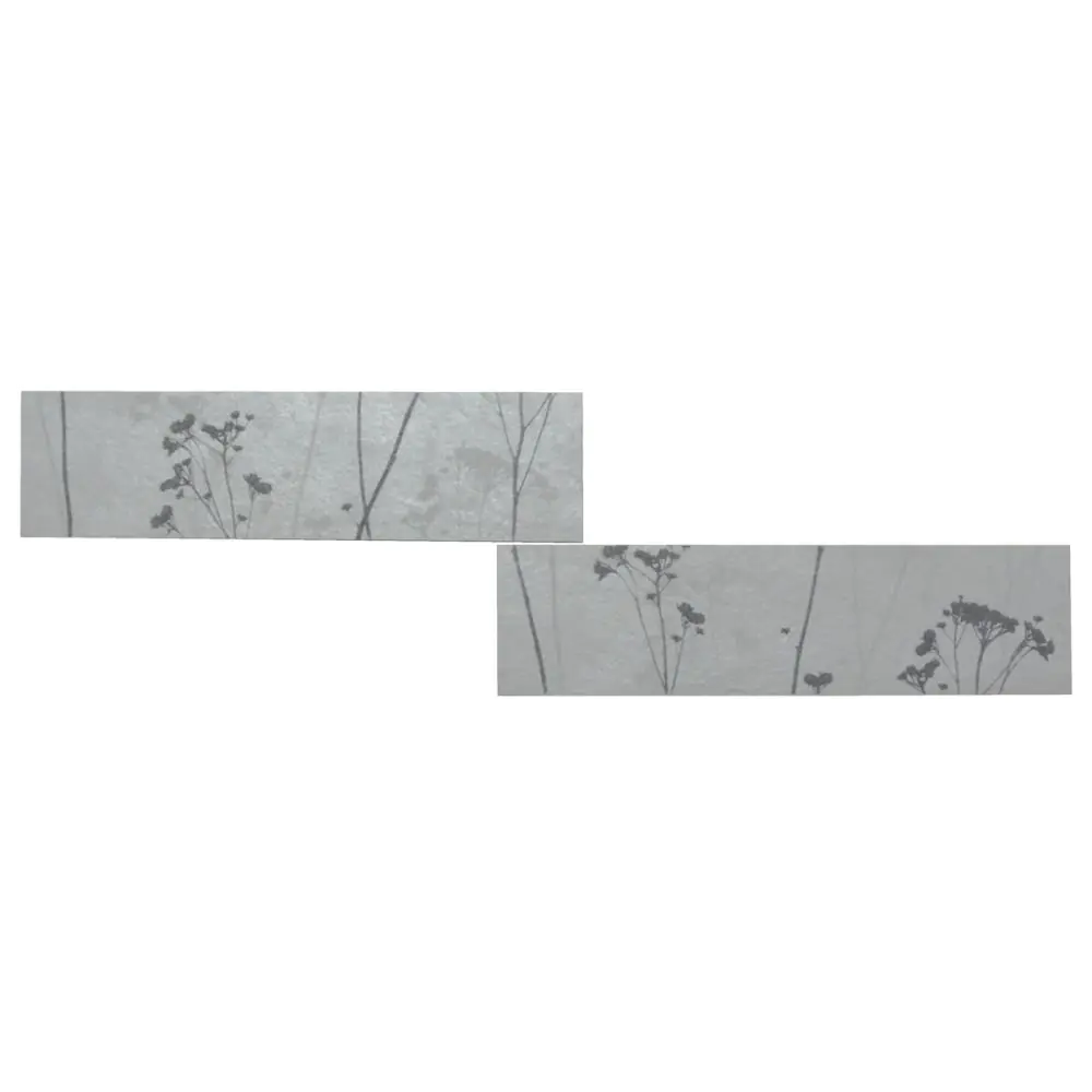 Bordüre Agrob Buchtal Nr.200 239177 Cava 2er Set silber metallic 6,5x25 cm I.Sorte Bordüre Agrob Buchtal Nr.200 239177 Cava 2er Set silber metallic 6,5x25 cm I.Sorte