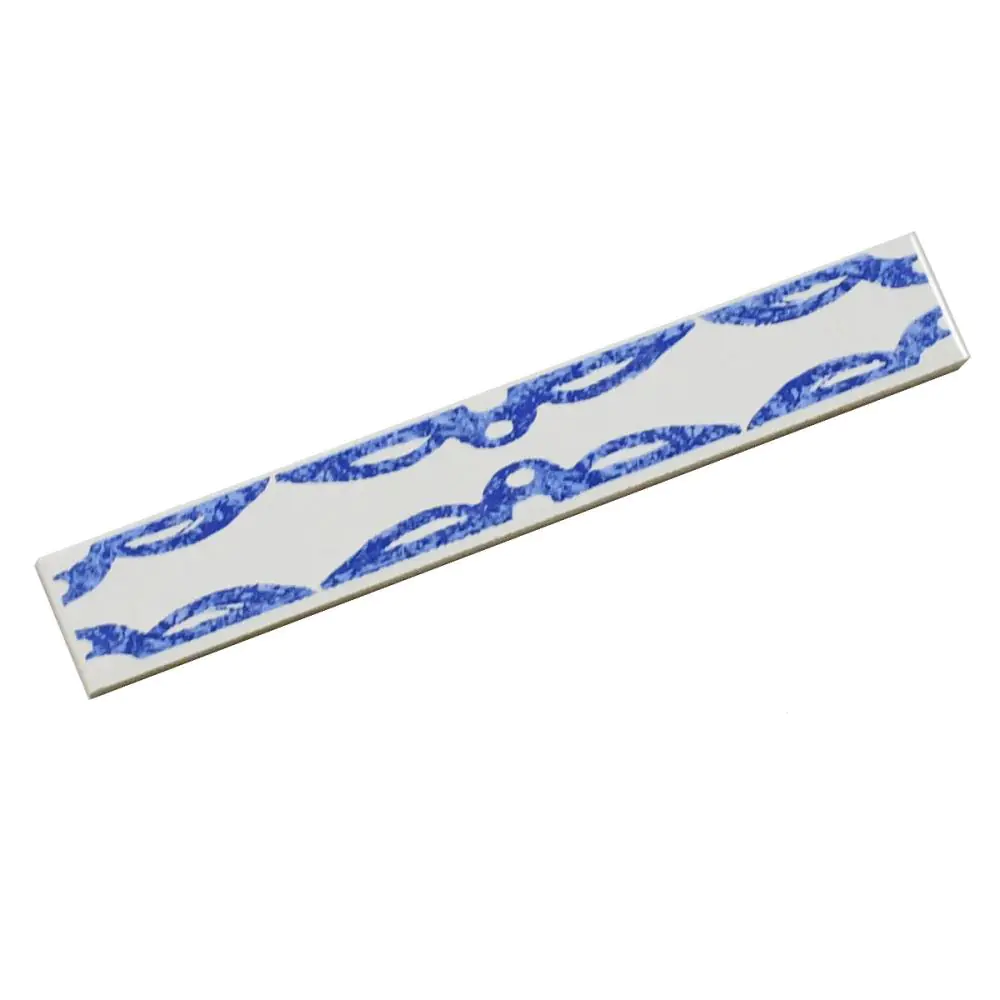 Bordüre Villeroy & Boch Nr.741 1643 KM30 Memories mehrfarbig weiß blau 3x20 cm I.Sorte
