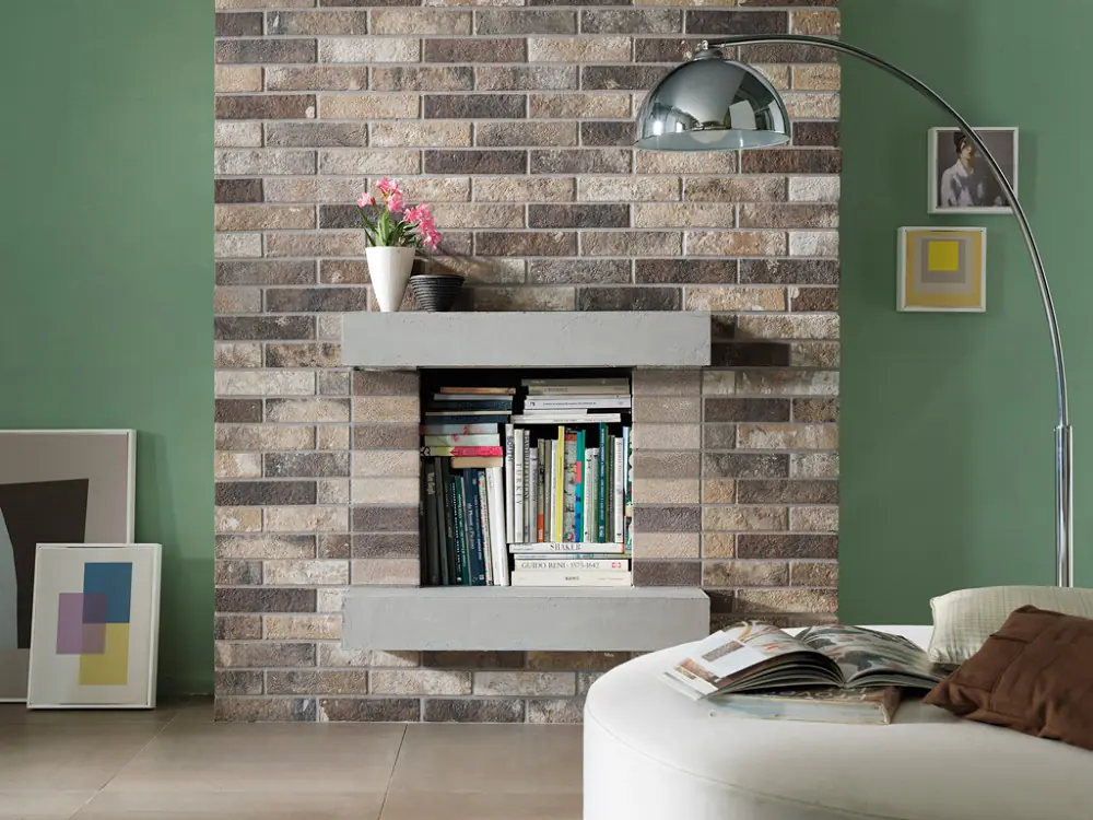 Bodenfliese Rondine J85879 Brick London brown braun 6x25 cm I.Sorte