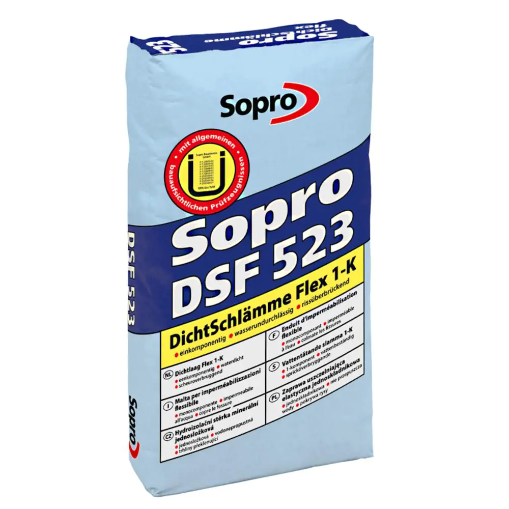 Dichtmittel Sopro 52320 DSF 1-K DichtSchlämme Flex 20 kg - DSF 523