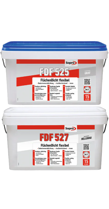 Dichtmittel Sopro FlächenDicht flexibel FDF 525 grau 5 kg Dichtmittel Sopro FlächenDicht flexibel FDF 525 grau 5 kg