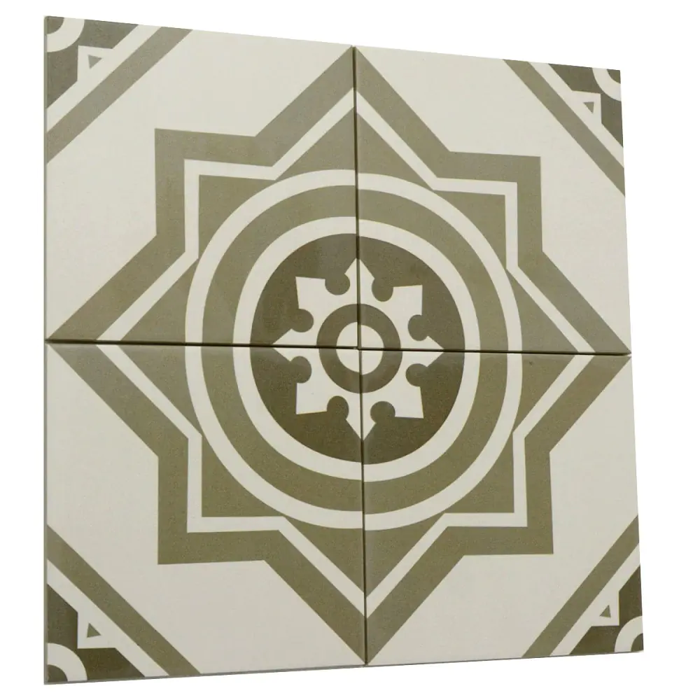 Bodenfliese Dekor Klingenberg 50210 antique pisa 4er Set creme braun 20x20 cm I.Sorte Bodenfliese Dekor Klingenberg 50210 antique pisa 4er Set creme braun 20x20 cm I.Sorte