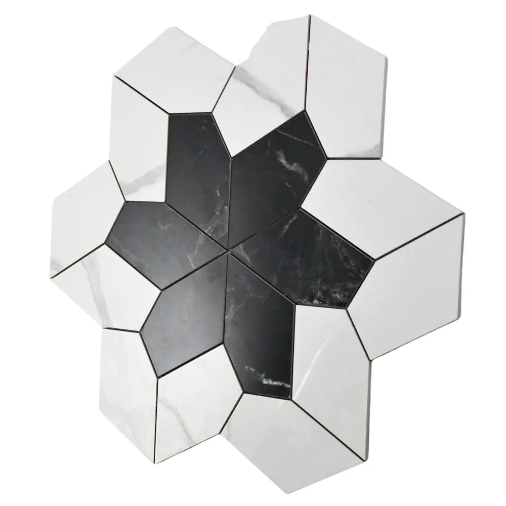 Wandfliese Dekor Villeroy & Boch 2044 ZN1P Nocturne white 60x60 cm I.Sorte