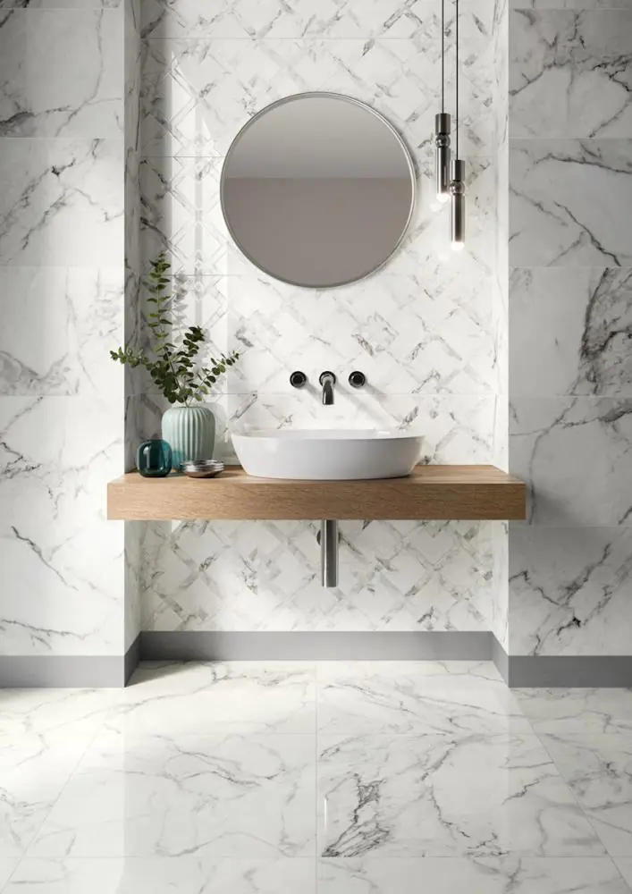 Bodenfliese Villeroy & Boch 2660 MA0P Marble Arch magic white weiß 60x60 cm I.Sorte