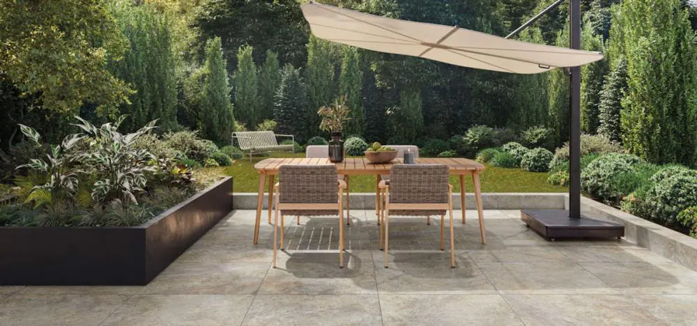 Terrassenplatte Villeroy & Boch 2869 DM90 Bourgogna Garden anthrazit 60x60 cm I.Sorte