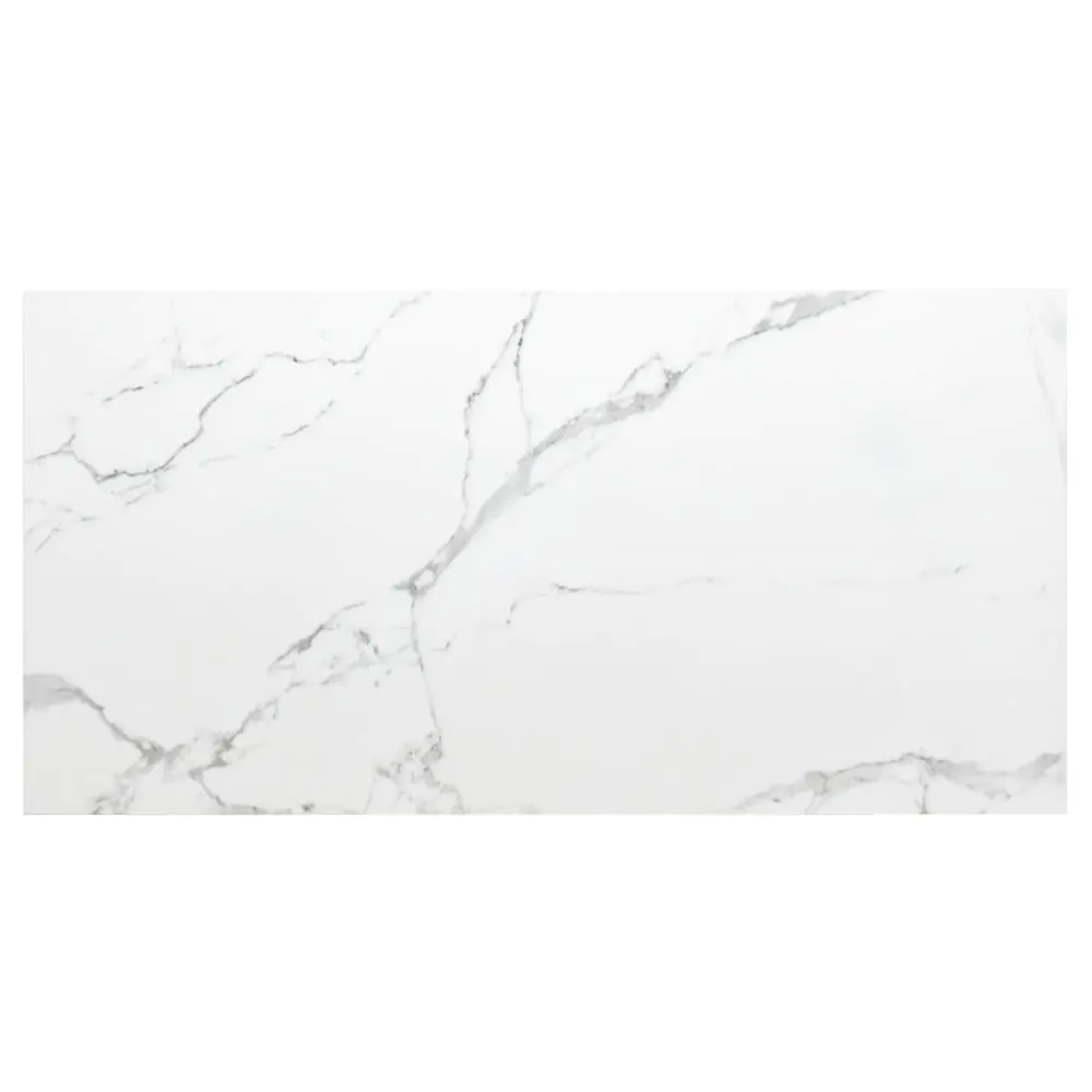 Bodenfliese Cifre Statuario brillo weiß grau 60x120 cm I.Sorte