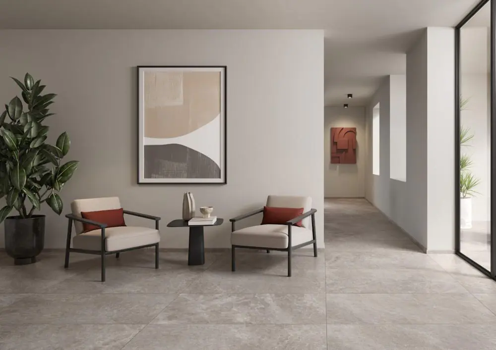 Bodenfliese Villeroy & Boch 2879 AJ60 Merida pebble grau 80x80 cm I.Sorte