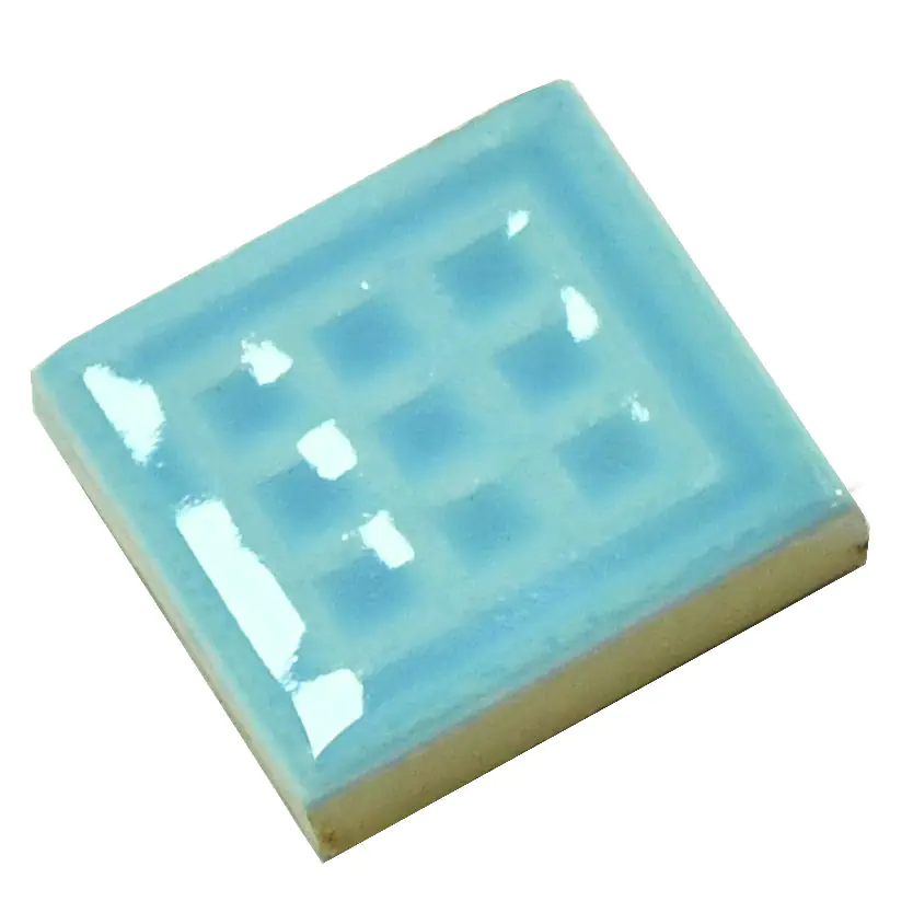 Mosaik Einleger Villeroy & Boch Nr.837 hellblau 5x5 cm I.Sorte