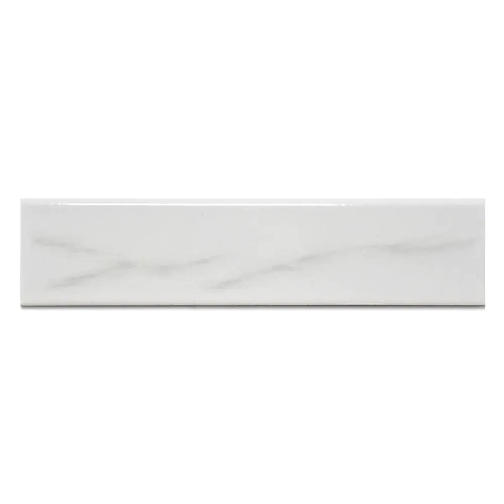 Sockel Battiscoppa MBC33 grau weiß 8x33 cm I.Sorte