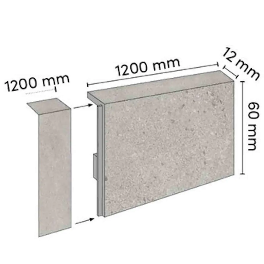 Sockelleiste Lalegno Tagliamento Abschlussleiste für SPC Vinylboden
