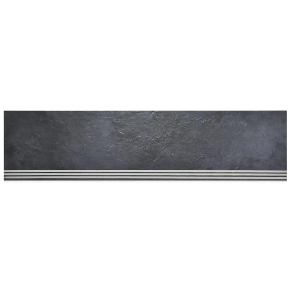 Treppenauftritt Villeroy & Boch 2732 SR90 Gateway midnight black anthrazit 30x120 cm I.Sorte