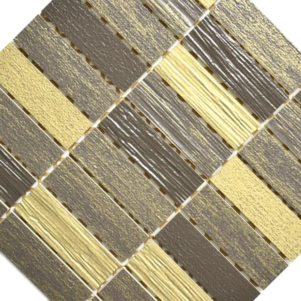 Mosaik Villeroy & Boch 1869 MK65 One & Only grau braun gold 30x30 cm I.Sorte Mosaik Villeroy & Boch 1869 MK65 One & Only grau braun gold 30x30 cm I.Sorte