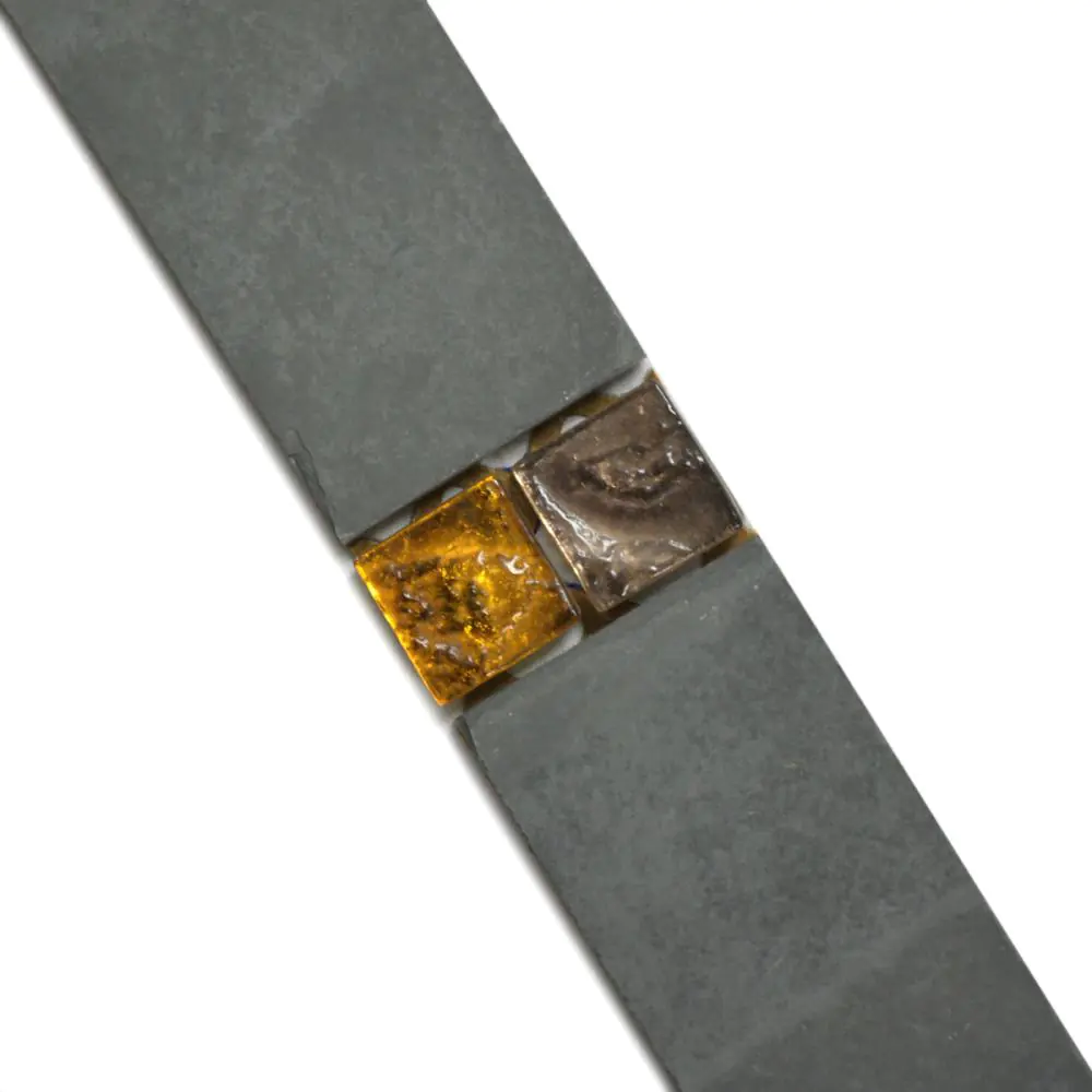 Bordüre Foredil Nr.114 anthrazit bronze gold 5x25 cm Bordüre Foredil Nr.114 anthrazit bronze gold 5x25 cm