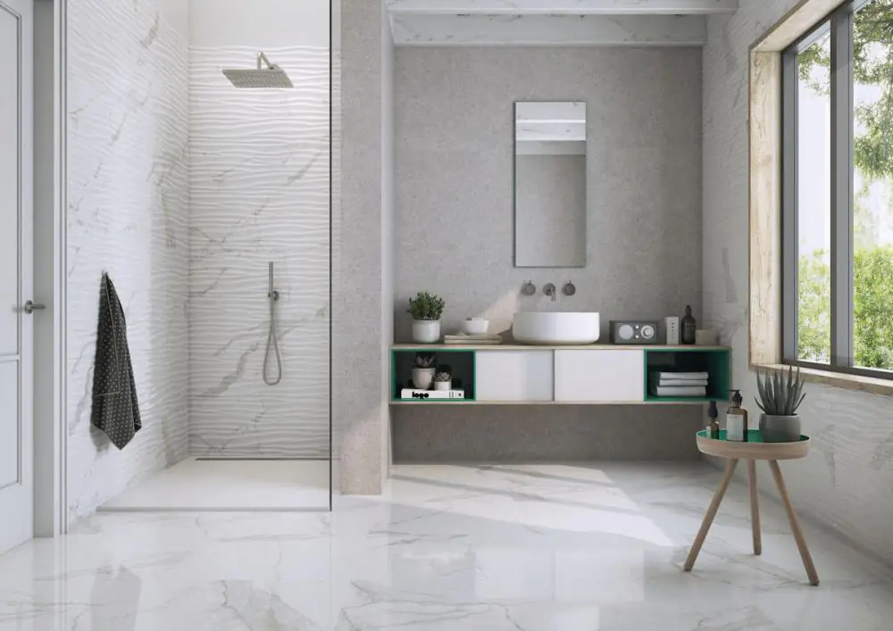 Bodenfliese Cifre Statuario pulido weiß grau 120x120 cm I.Sorte Bodenfliese Cifre Statuario pulido weiß grau 120x120 cm I.Sorte