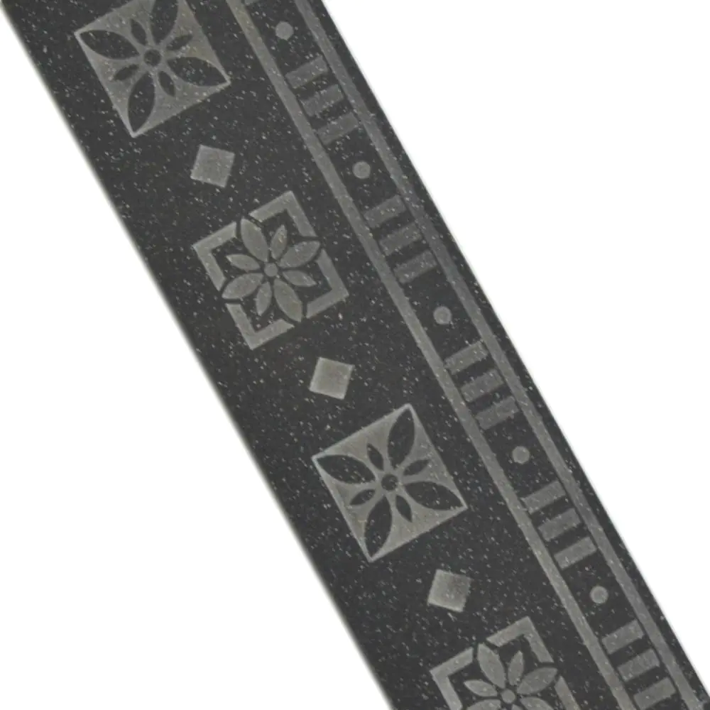 Bordüre Athens Nr.266 026100 anthrazit gesprenkelt 7x25 cm Bordüre Athens Nr.266 026100 anthrazit gesprenkelt 7x25 cm