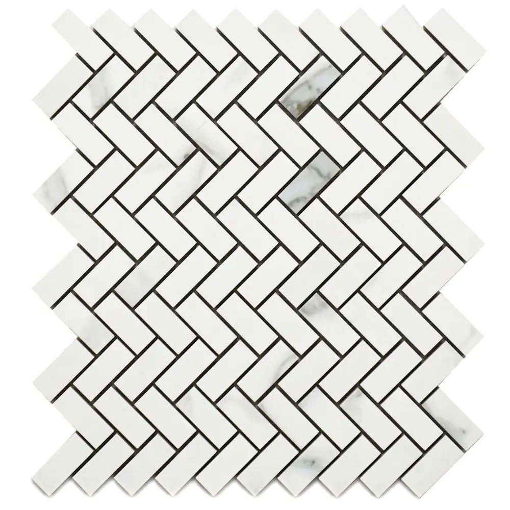 Mosaik Villeroy & Boch 2006 MR0P Marmochic essential white weiß 30x30 cm I.Sorte
