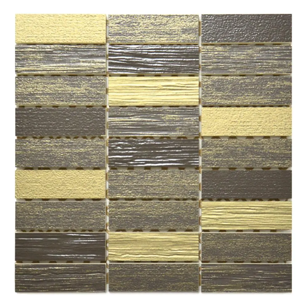 Mosaik Villeroy & Boch 1869 MK65 One & Only grau braun gold 30x30 cm I.Sorte Mosaik Villeroy & Boch 1869 MK65 One & Only grau braun gold 30x30 cm I.Sorte