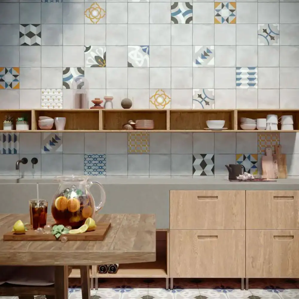 Mosaik Agrob Buchtal 42400H Pattern Vola mehrfarbig 30x30 cm I.Sorte