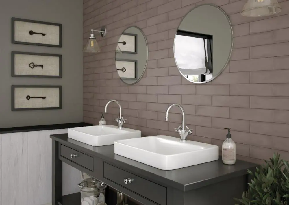 Wandfliese Cifre Colonial vison brillo braun 7,5x30 cm I.Sorte Wandfliese Cifre Colonial vison brillo braun 7,5x30 cm I.Sorte