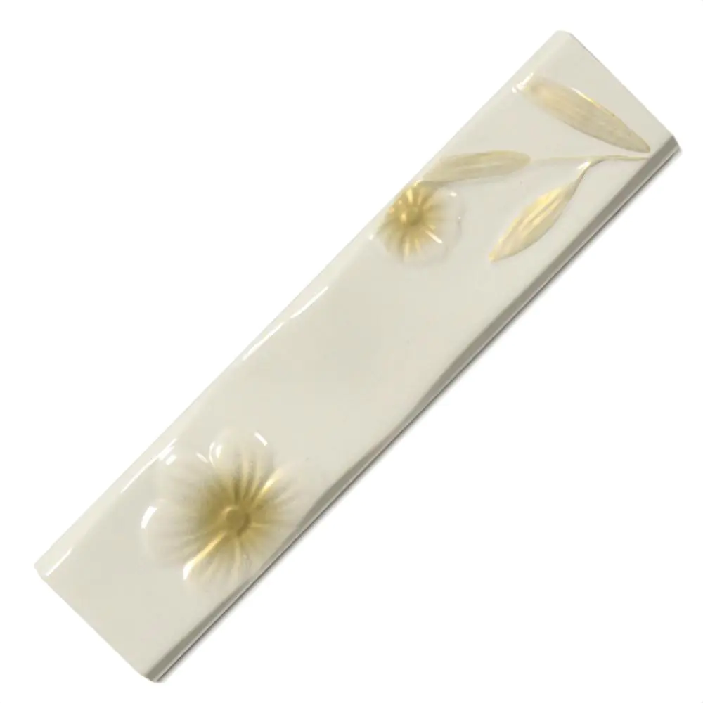 Bordüre Villeroy & Boch 1732 FL27 White Classic weiß beige 5,5x25 cm I.Sorte Bordüre Villeroy & Boch 1732 FL27 White Classic weiß beige 5,5x25 cm I.Sorte