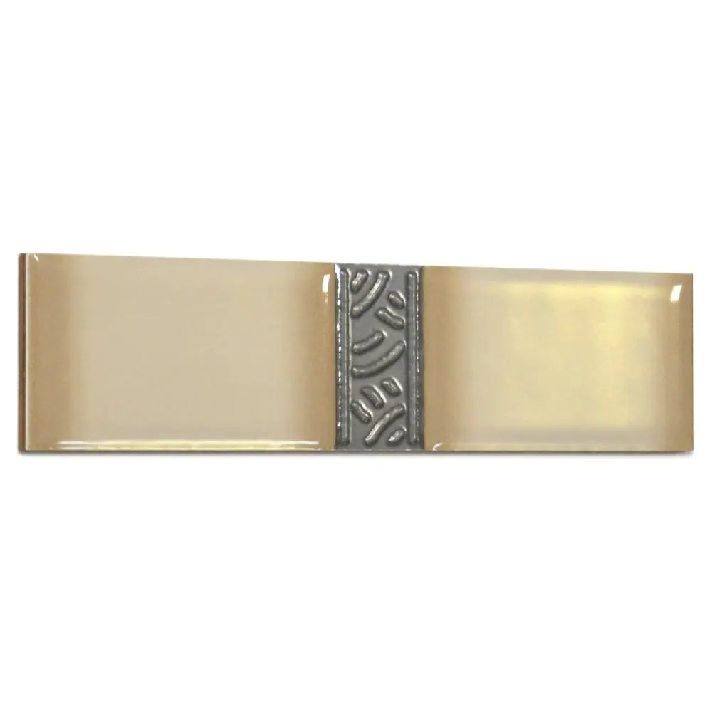 Bordüre Omega Nr.324 Madre perla gold silber 6,5x25 cm I.Sorte Bordüre Omega Nr.324 Madre perla gold silber 6,5x25 cm I.Sorte