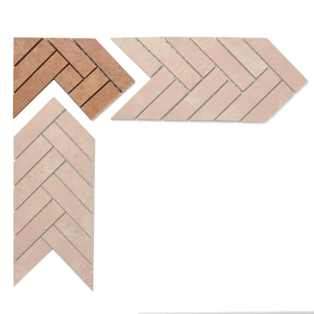 Bordürenecke Villeroy & Boch 2344 VG2E Galestro rosa braun 15x28 cm I.Sorte Bordürenecke Villeroy & Boch 2344 VG2E Galestro rosa braun 15x28 cm I.Sorte