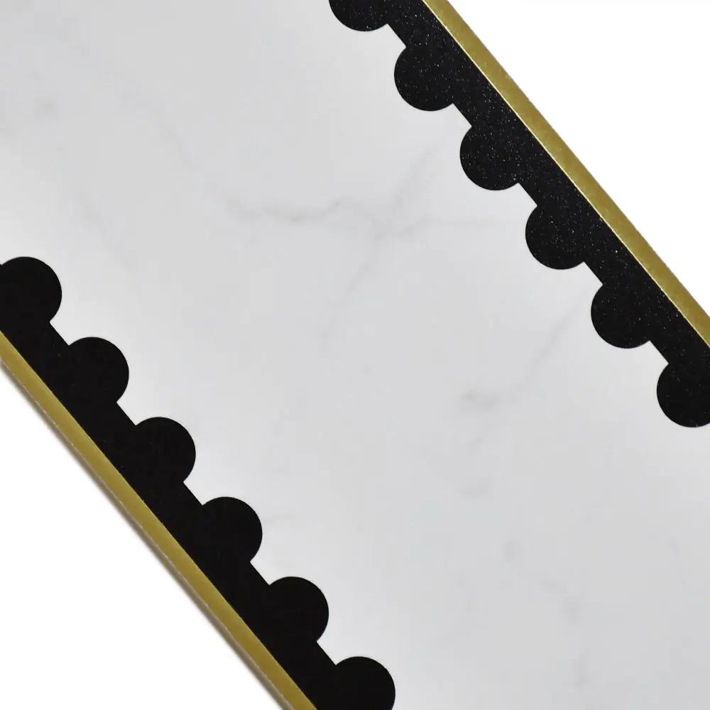 Bordüre Villeroy & Boch 1428 MKB1 Victorian gold perforated gold schwarz weiß 12,5x40 cm I.Sorte