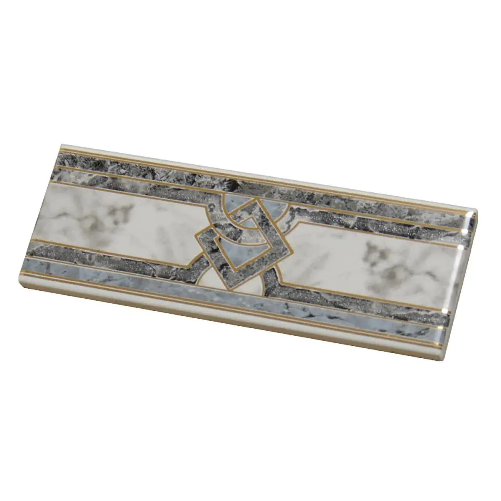 Bordüre Nr.403 grau gold anthrazit 7x20 cm Bordüre Nr.403 grau gold anthrazit 7x20 cm