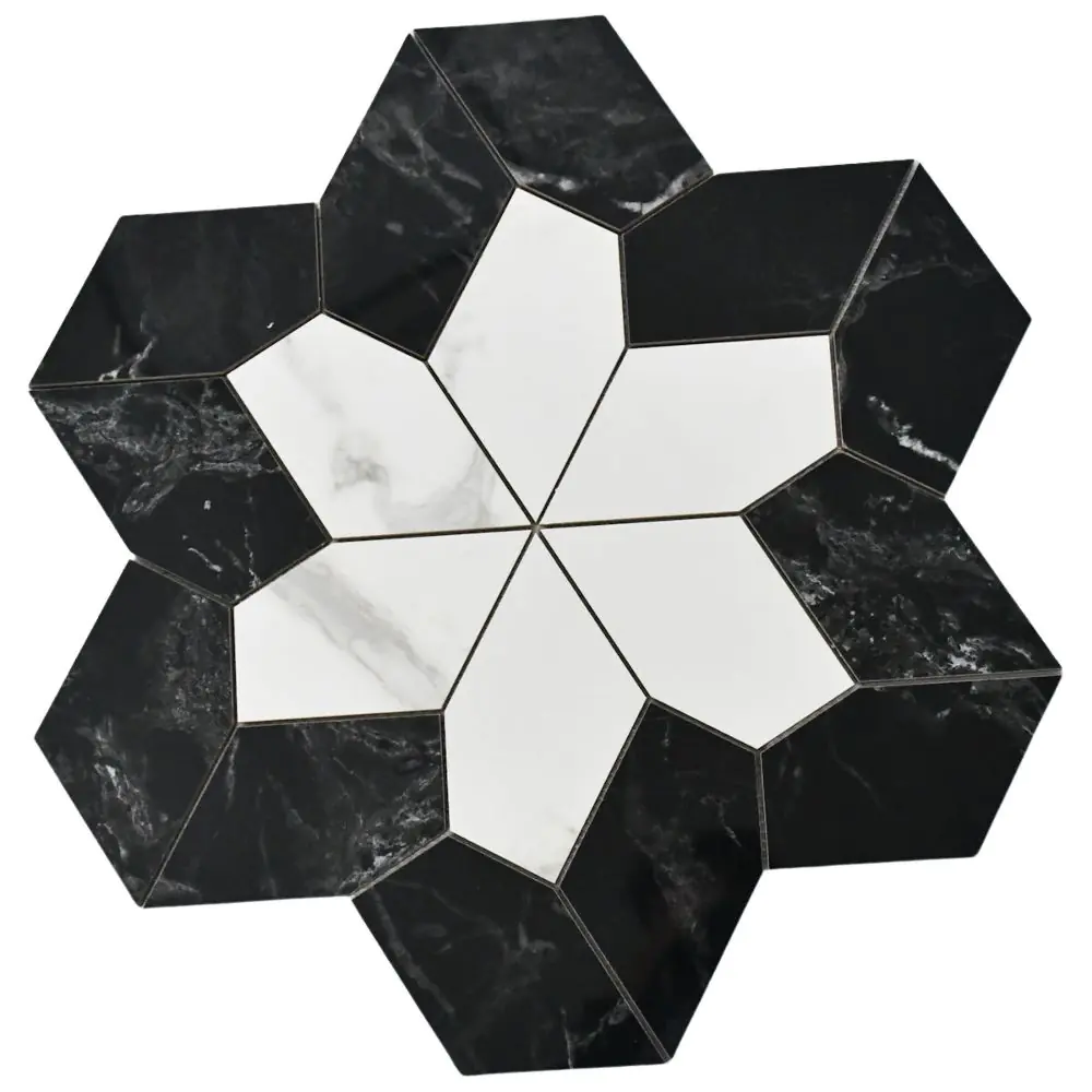 Wandfliese Dekor Villeroy & Boch 2044 ZN9P Nocturne black  60x60 cm I.Sorte