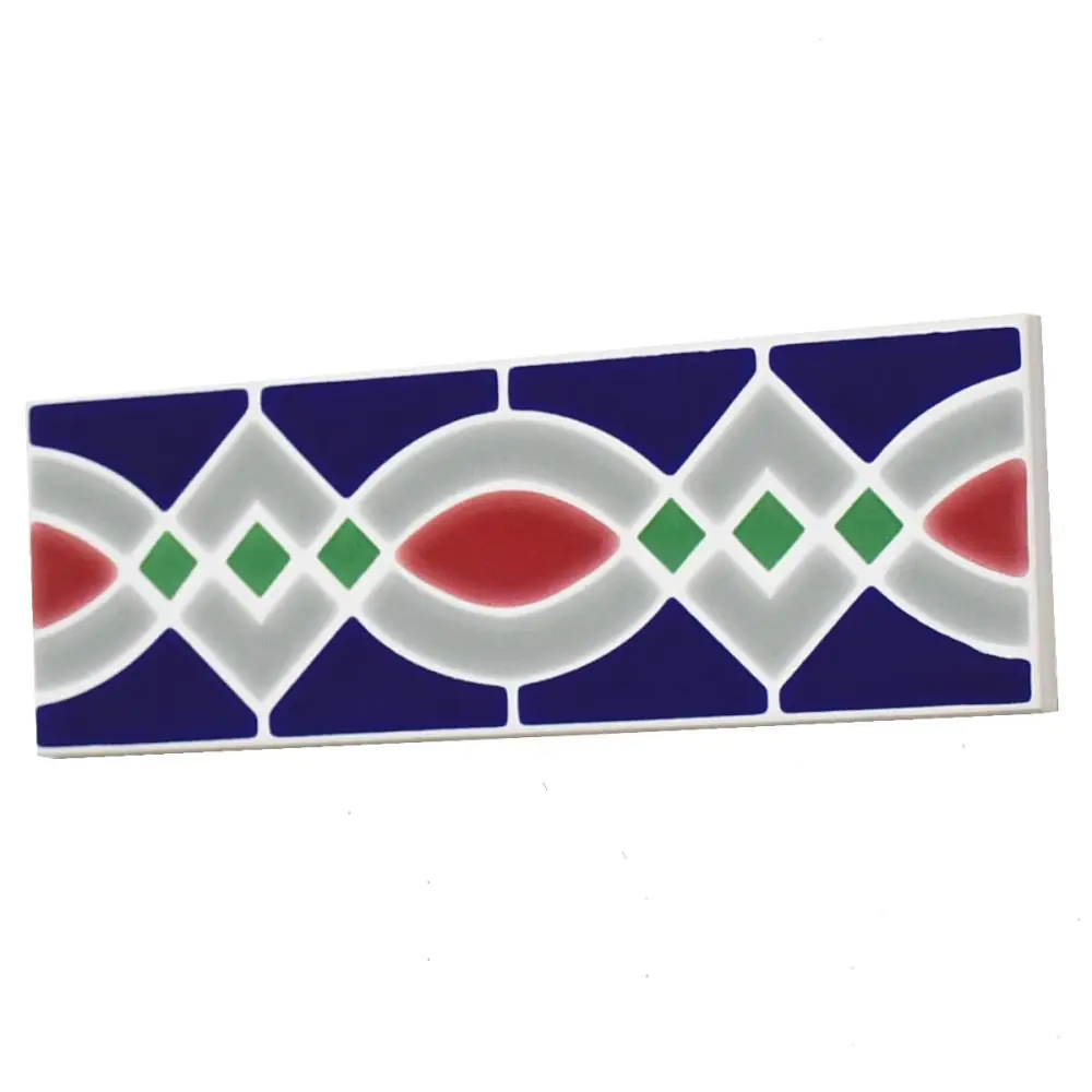 Bordüre Villeroy & Boch Nr.986 1483 SH78 Creative System Tanger mehrfarbig 6,5x20 cm I.Sorte
