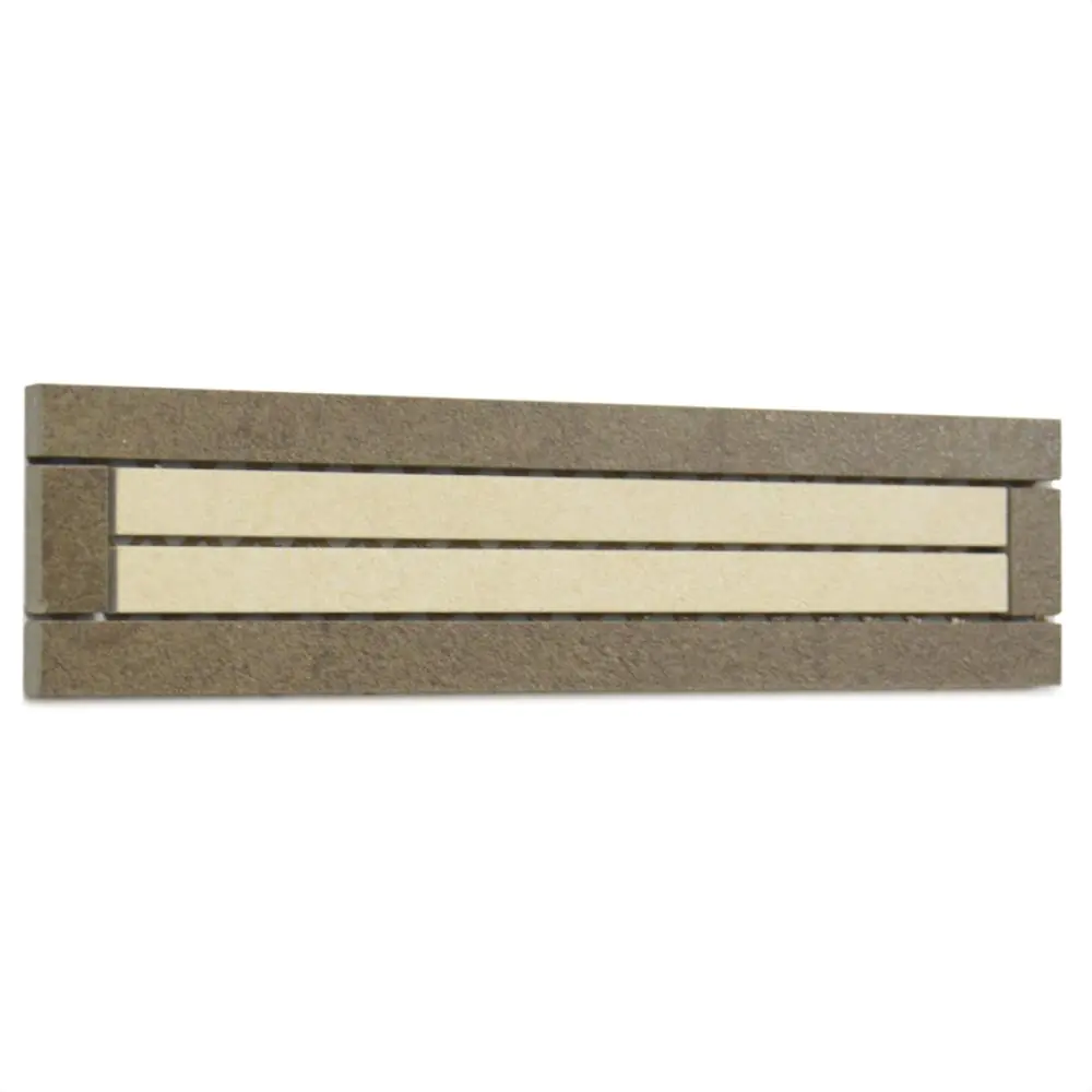 Bordüre Villeroy & Boch Nr.390 braun creme 7x30 cm I.Sorte