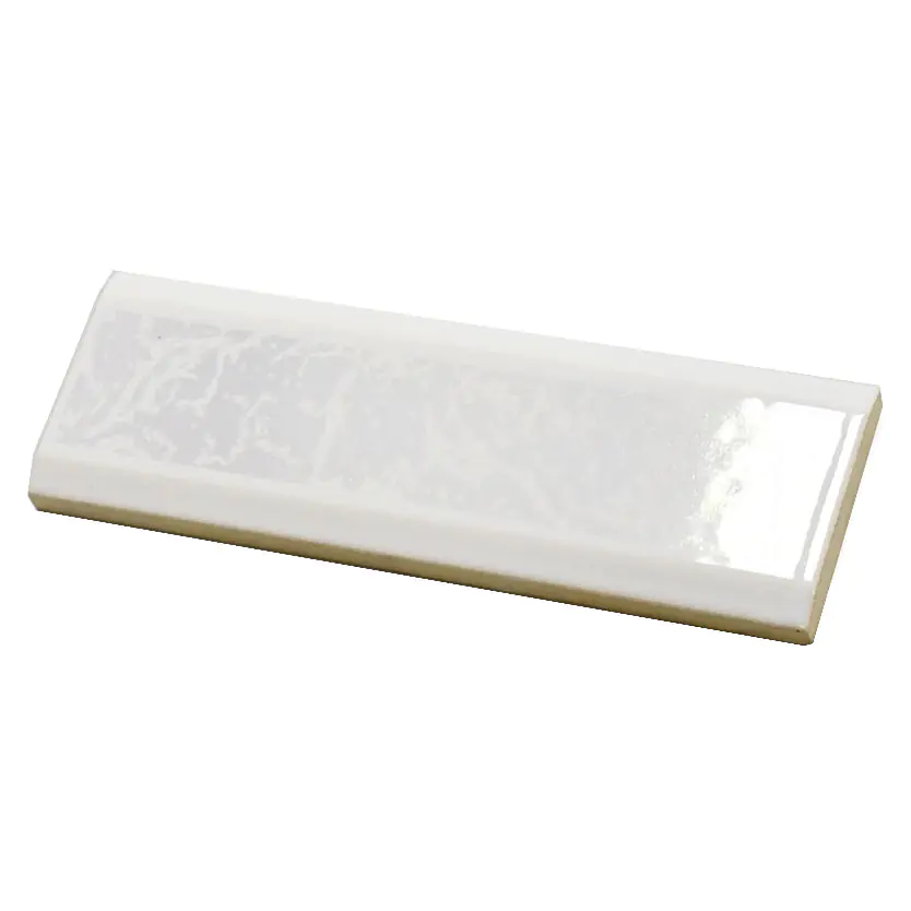 Bordüre Villeroy & Boch Nr.775 1453 EM41 Illusion weiß silber grau 6,5x20 cm I.Sorte