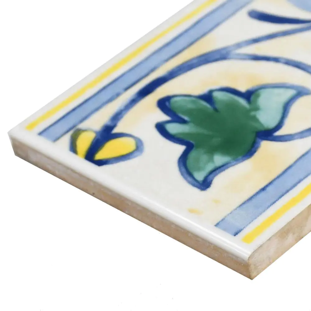 Bordüre Lea Ceramiche Nr.532 Listello floreale murales mehrfarbig 8x20 cm