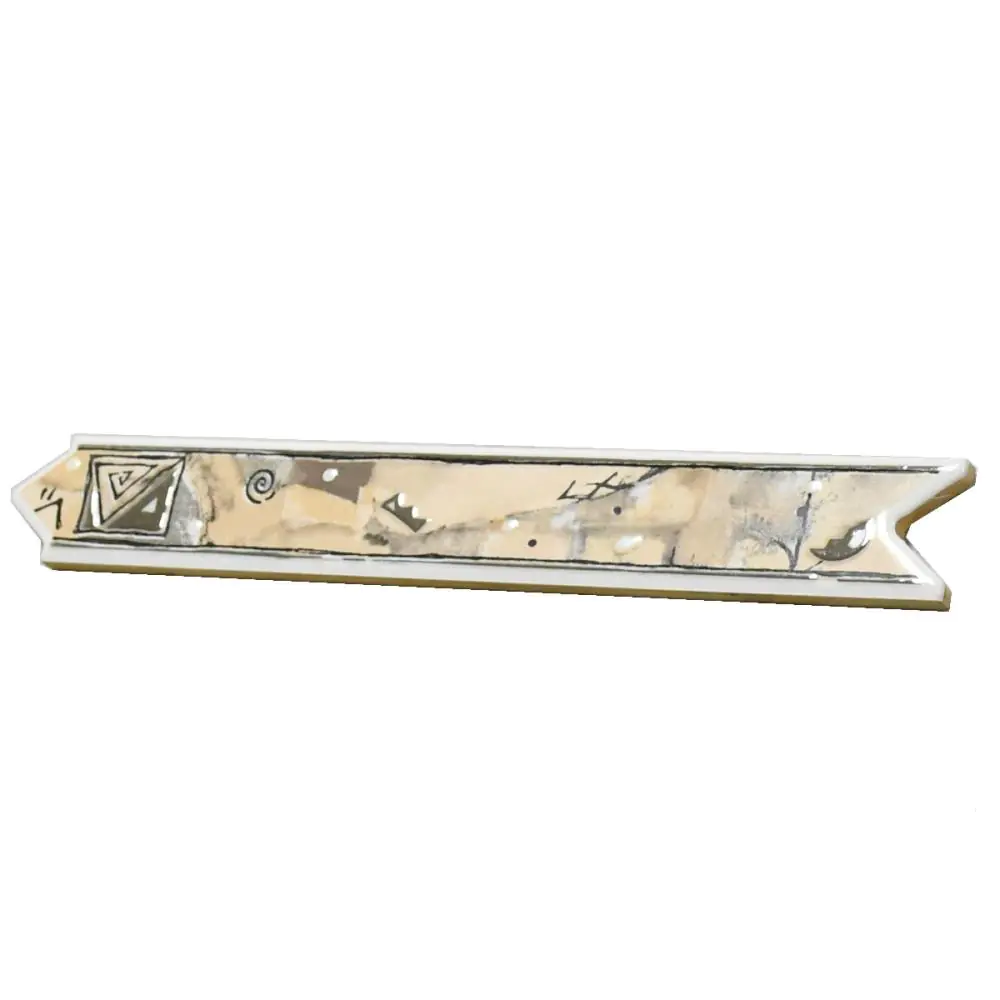Bordüre HPH Placke Nr.637 Mini-Morella beige grau silber 3,5x25 cm