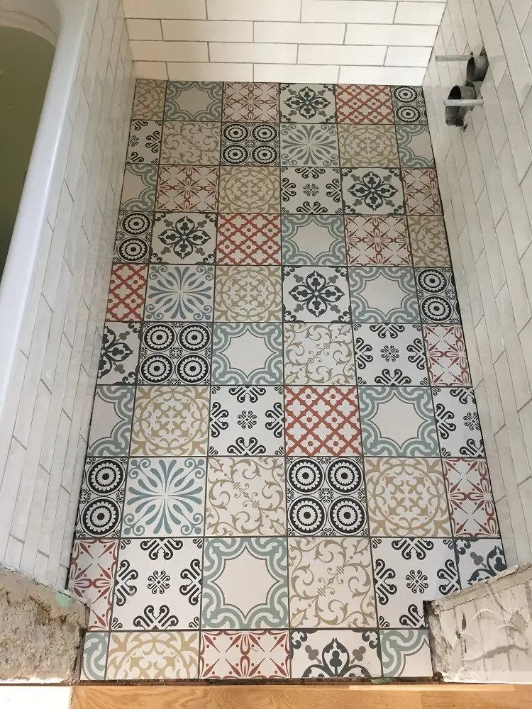 Bodenfliese Dekor Klingenberg 50210 antique pisa 4er Set creme braun 20x20 cm I.Sorte Bodenfliese Dekor Klingenberg 50210 antique pisa 4er Set creme braun 20x20 cm I.Sorte