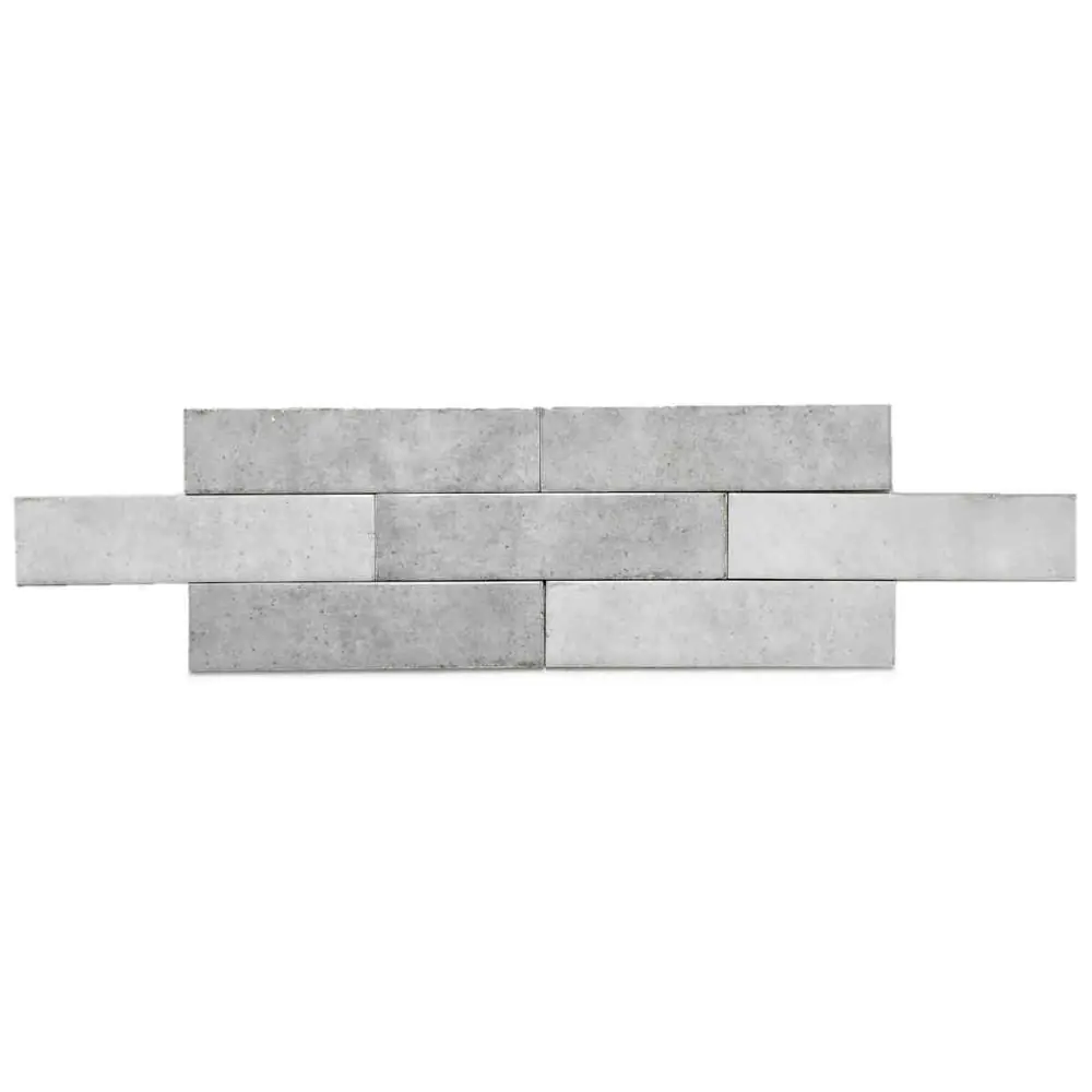 Wandfliese Equipe Ceramicas 26873 Tribeca grey whisper hellgrau 6x24,6 cm I.Sorte