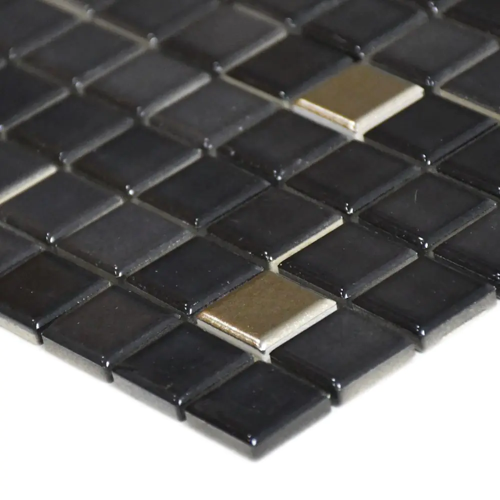 Mosaik Agrob Buchtal 4105 Fresh midnight black-mix metallic 30x30 cm I.Sorte