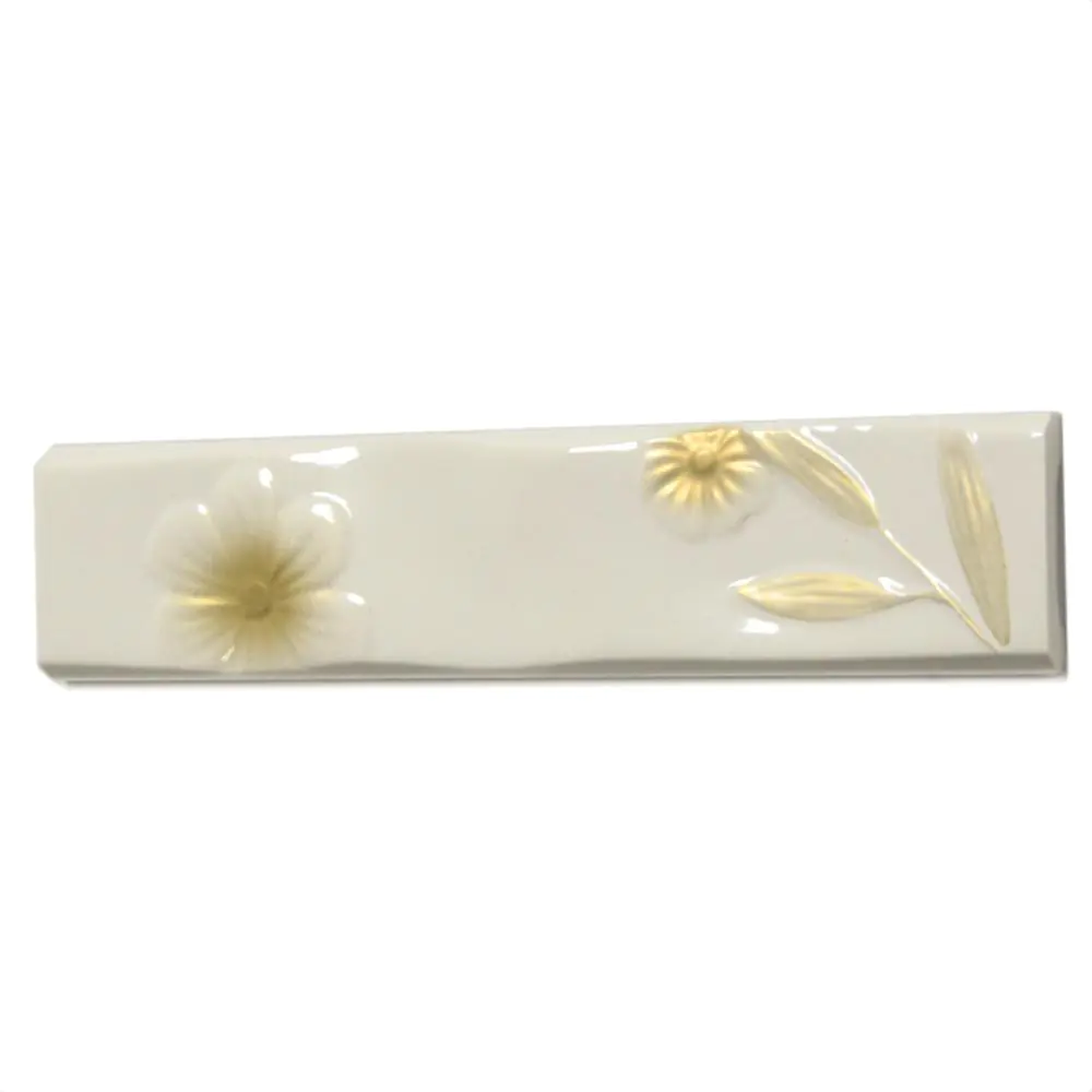Bordüre Villeroy & Boch 1732 FL27 White Classic weiß beige 5,5x25 cm I.Sorte Bordüre Villeroy & Boch 1732 FL27 White Classic weiß beige 5,5x25 cm I.Sorte