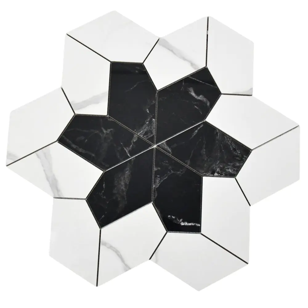 Wandfliese Dekor Villeroy & Boch 2044 ZN1P Nocturne white 60x60 cm I.Sorte