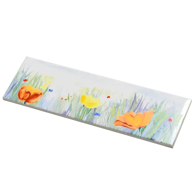 Bordüre Villeroy & Boch Nr.839 1456 KC15 Multiply mehrfarbig 7,5x25 cm I.Sorte