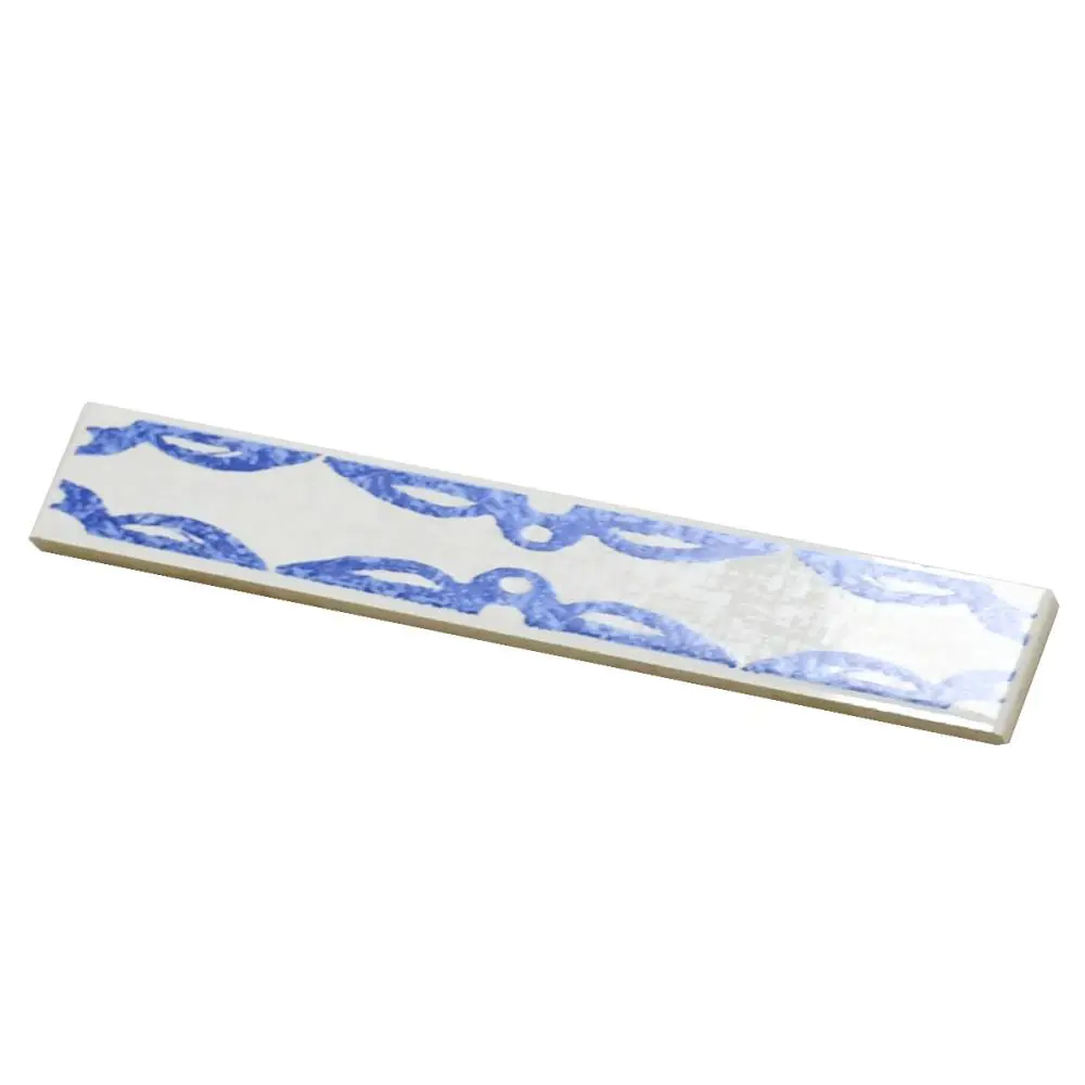 Bordüre Villeroy & Boch Nr.741 1643 KM30 Memories mehrfarbig weiß blau 3x20 cm I.Sorte