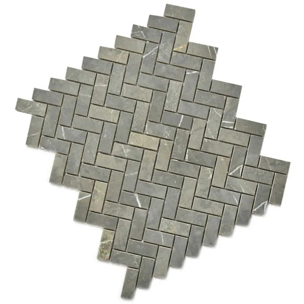 Mosaik Villeroy & Boch 2006 MR6P Marmochic deep pearl grau grün 30x30 cm I.Sorte