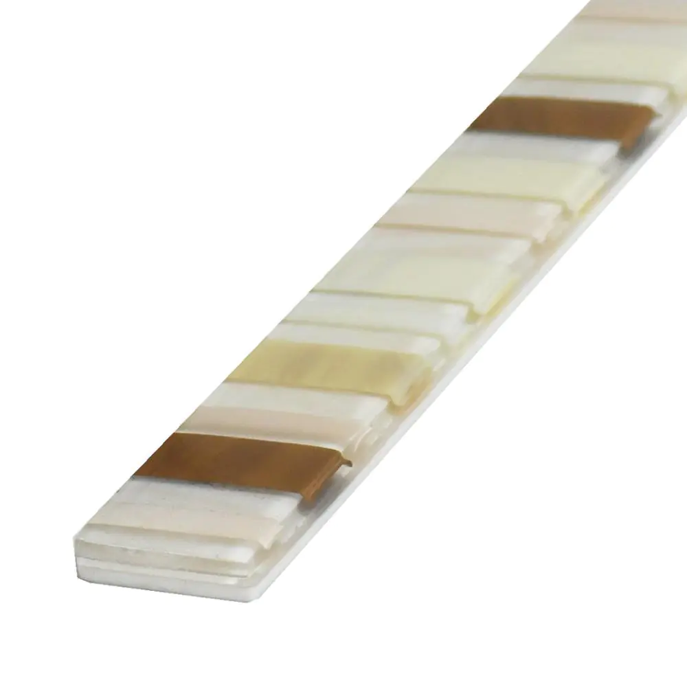 Bordüre Nr.653 creme braun Streifen 3,5x30 cm