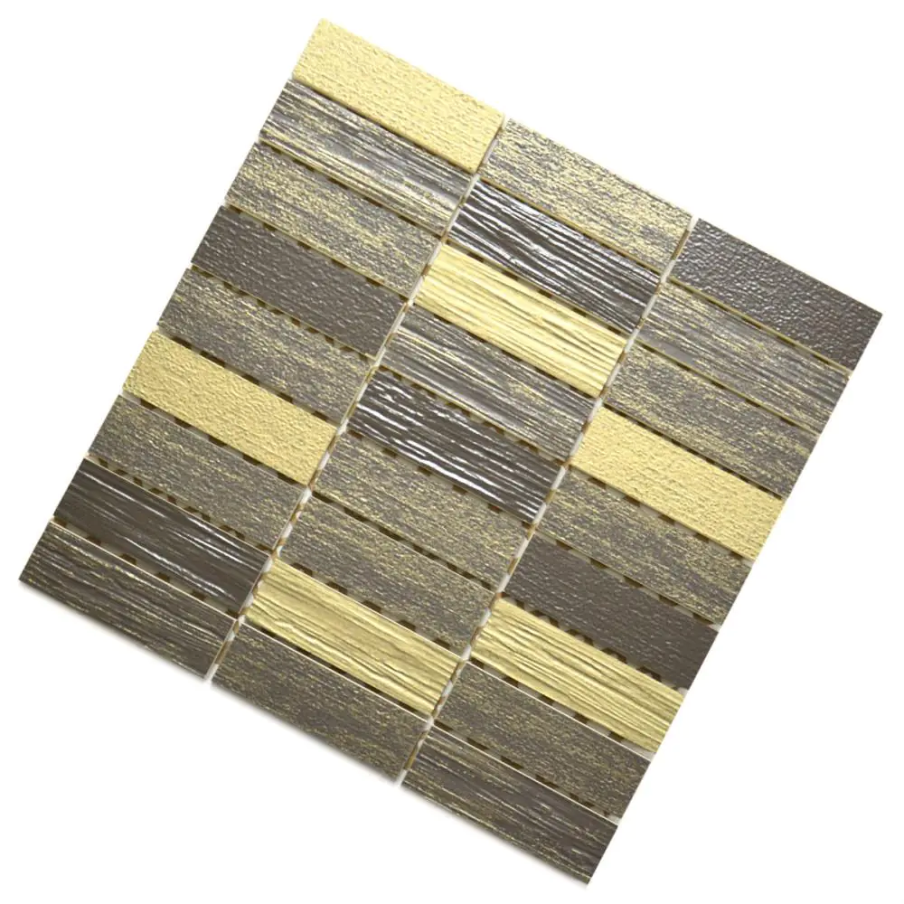 Mosaik Villeroy & Boch 1869 MK65 One & Only grau braun gold 30x30 cm I.Sorte Mosaik Villeroy & Boch 1869 MK65 One & Only grau braun gold 30x30 cm I.Sorte