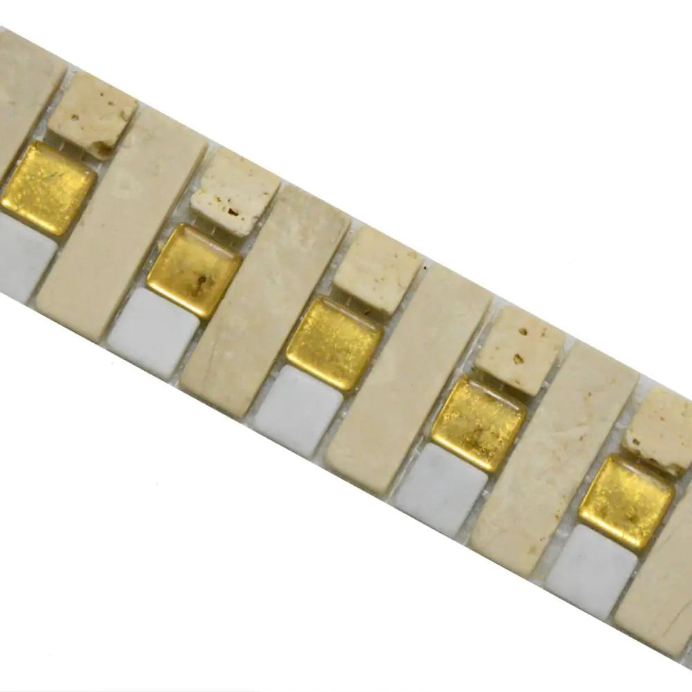 Bordüre Foredil vari goldcreme beige weiß 5x30 cm Bordüre Foredil vari goldcreme beige weiß 5x30 cm