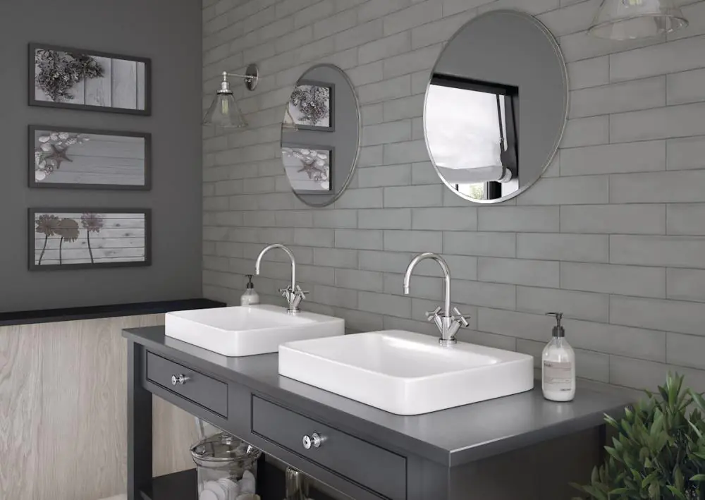 Wandfliese Cifre Colonial grey mate grau 7,5x30 cm I.Sorte Wandfliese Cifre Colonial grey mate grau 7,5x30 cm I.Sorte