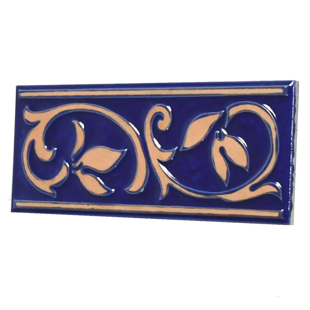 Bordüre Nr.926 blau beige 10x25 cm I.Sorte