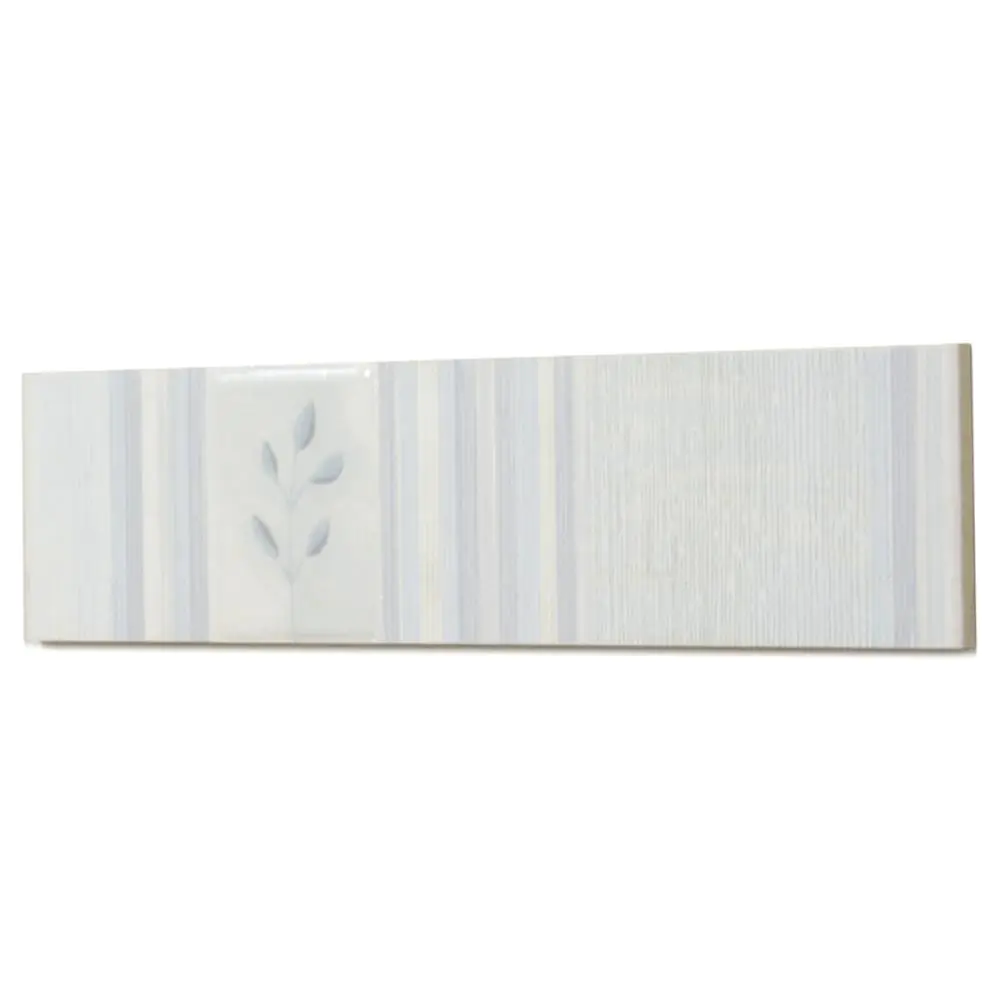 Bordüre Nr.314  weiß grau hellblau 7x25 cm I.Sorte Bordüre Nr.314  weiß grau hellblau 7x25 cm I.Sorte