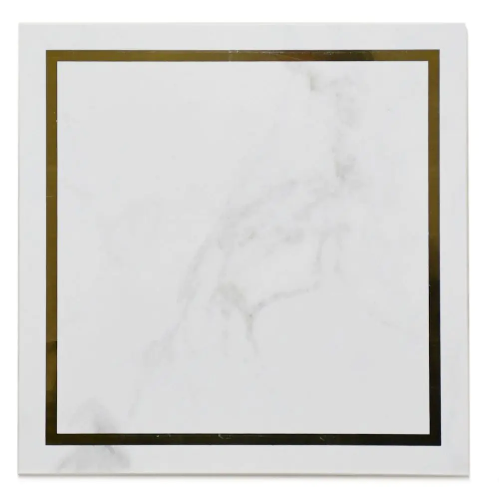 Wandfliese Dekor Villeroy & Boch 1222 MK0I Victorian white-gold weiß gold 20x20 cm I.Sorte