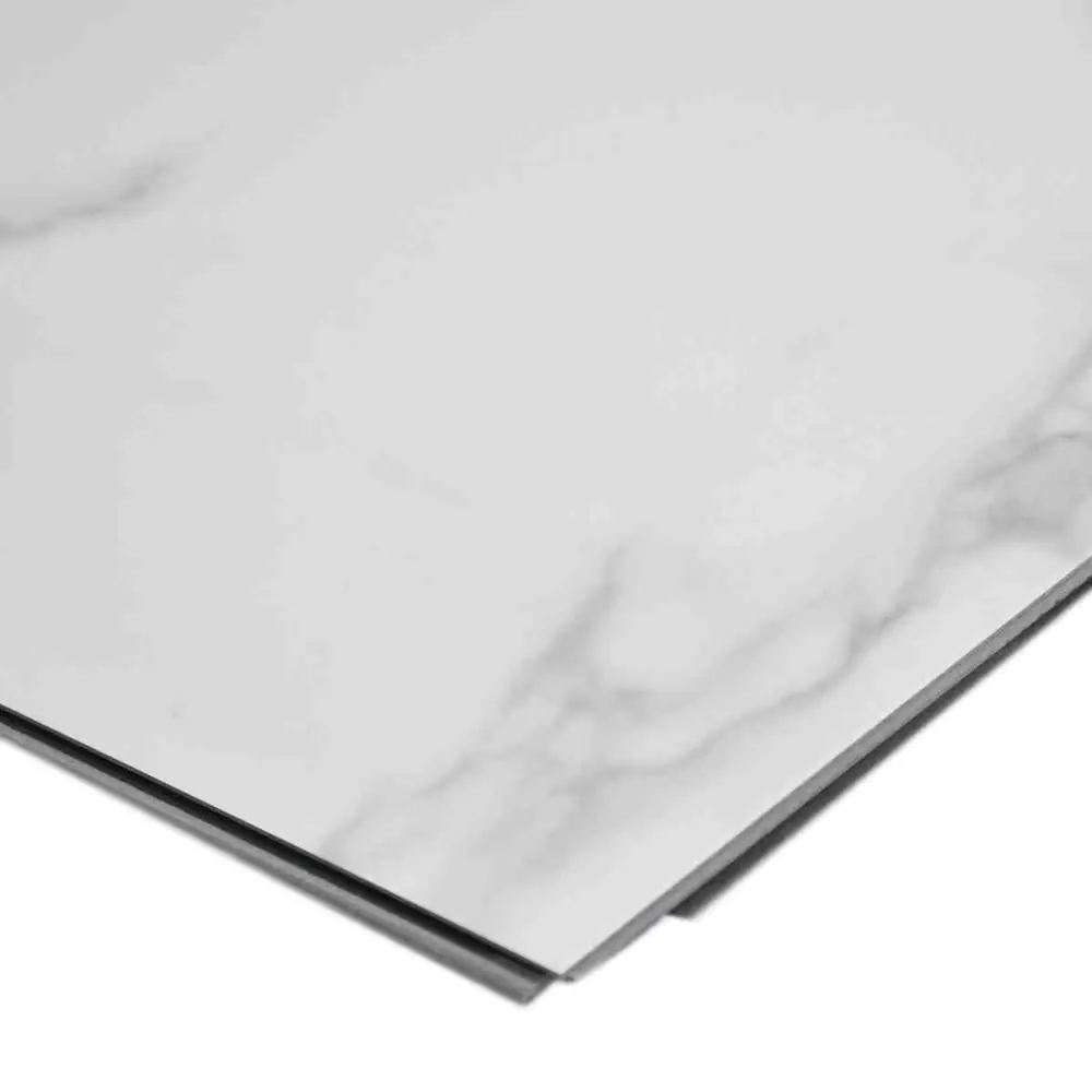 SPC Klick-Vinylboden Lalegno A1686 Mega Tiles White Marble 60x120 cm
